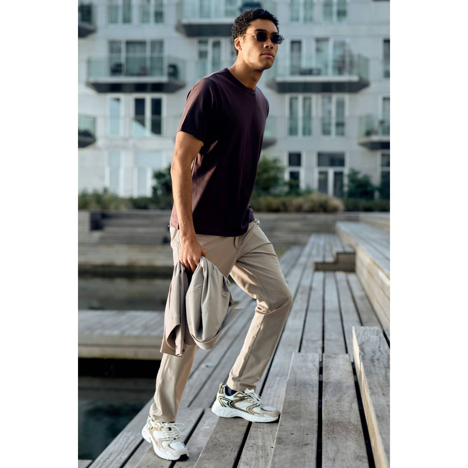 GABBIANO regular fit T-shirt donkerrood