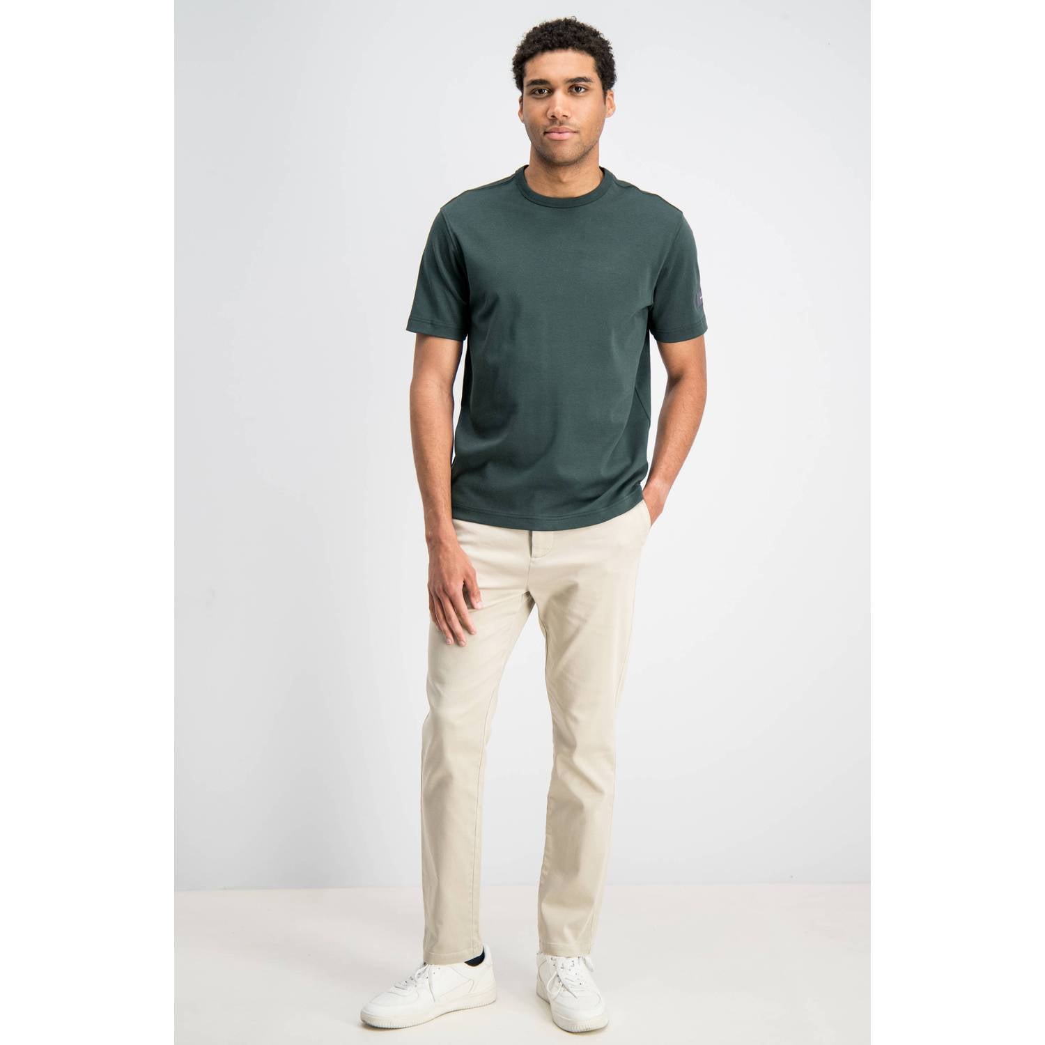 GABBIANO regular fit T-shirt donkergroen