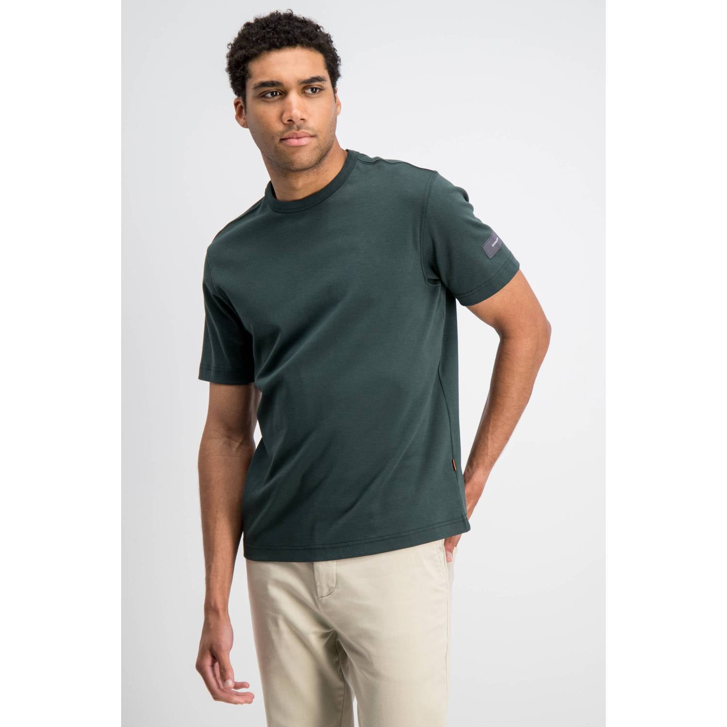 GABBIANO regular fit T-shirt donkergroen