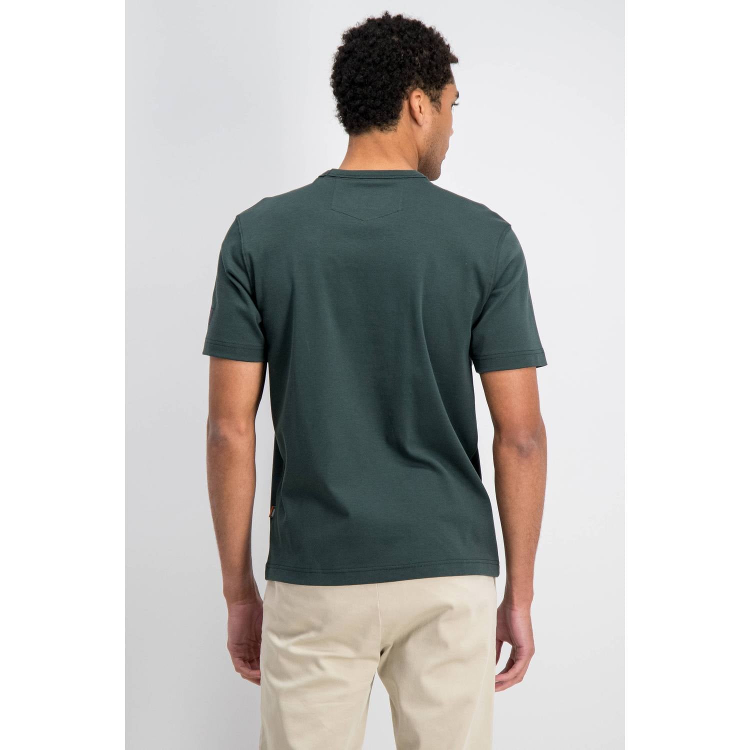 GABBIANO regular fit T-shirt donkergroen