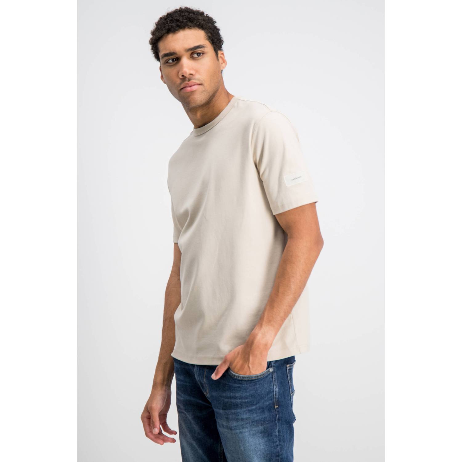GABBIANO regular fit T-shirt beige