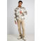 GABBIANO regular fit geruit overshirt - beige