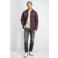 GABBIANO regular fit overshirt - burnt bordeaux
