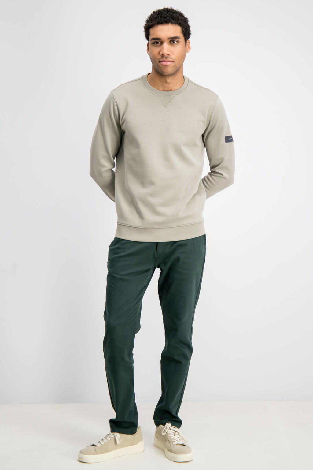 GABBIANO regular fit sweater - saliegroen