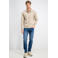 GABBIANO regular fit gebreide trui met wol - almond