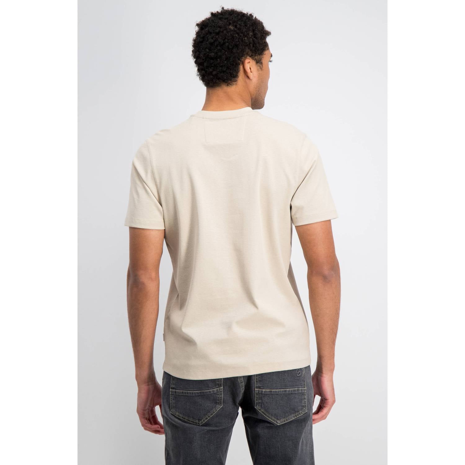 GABBIANO regular fit T-shirt met print beige