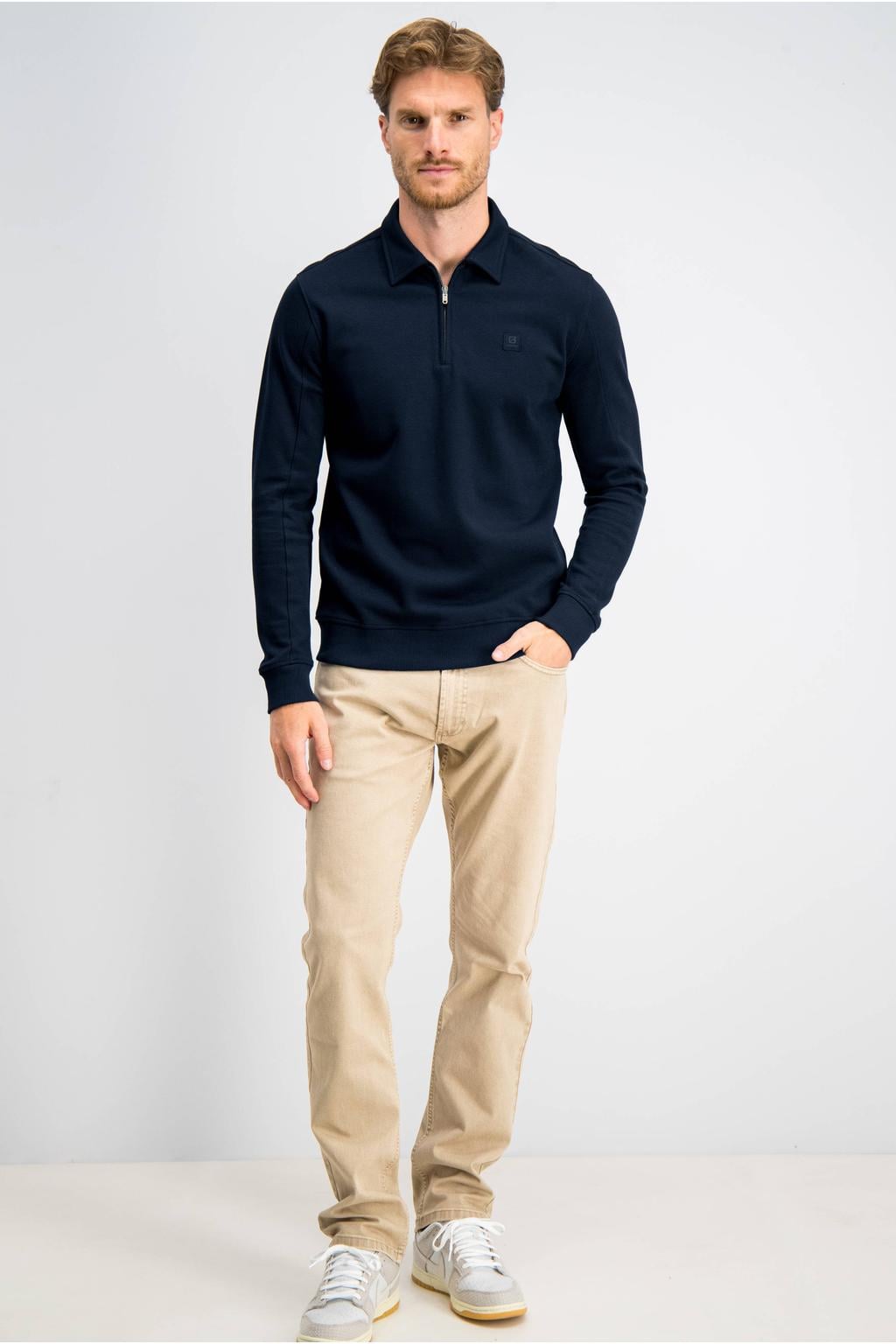GABBIANO regular fit sweater - donkerblauw