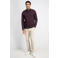 GABBIANO regular fit gebreide trui - bordeaux