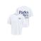 ONLY & SONS boxy T-shirt met backprint - wit