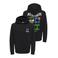 ONLY & SONS regular fit hoodie met backprint - zwart