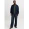 JACK & JONES ESSENTIALS slim fit piqué polo - donkergroen