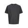 JACK & JONES ESSENTIALS relaxed fit T-shirt met logo - grijs