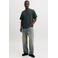 JACK & JONES ESSENTIALS oversized T-shirt - donkergroen