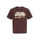 JACK & JONES ESSENTIALS regular fit T-shirt met print - bruin