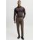 JACK & JONES PREMIUM super slim fit overhemd - bruin