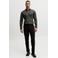 JACK & JONES PREMIUM super slim fit overhemd - donkergroen