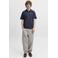 JACK & JONES ESSENTIALS regular fit gemêleerde polo - donkerblauw