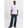 JACK & JONES ESSENTIALS oversized T-shirt met backprint - wit