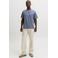 JACK & JONES ESSENTIALS relaxed fit T-shirt met print - blauw