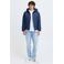 Blend gewatteerde jas - blauw