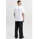 JACK & JONES ESSENTIALS regular fit T-shirt met print - wit