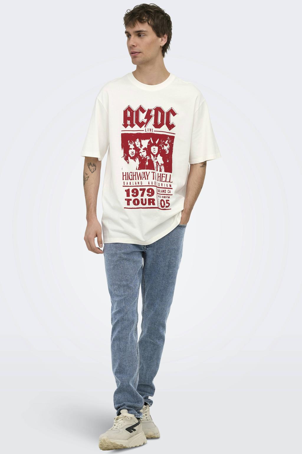 ONLY & SONS ONSLOOM slim fit jeans - lichtblauw