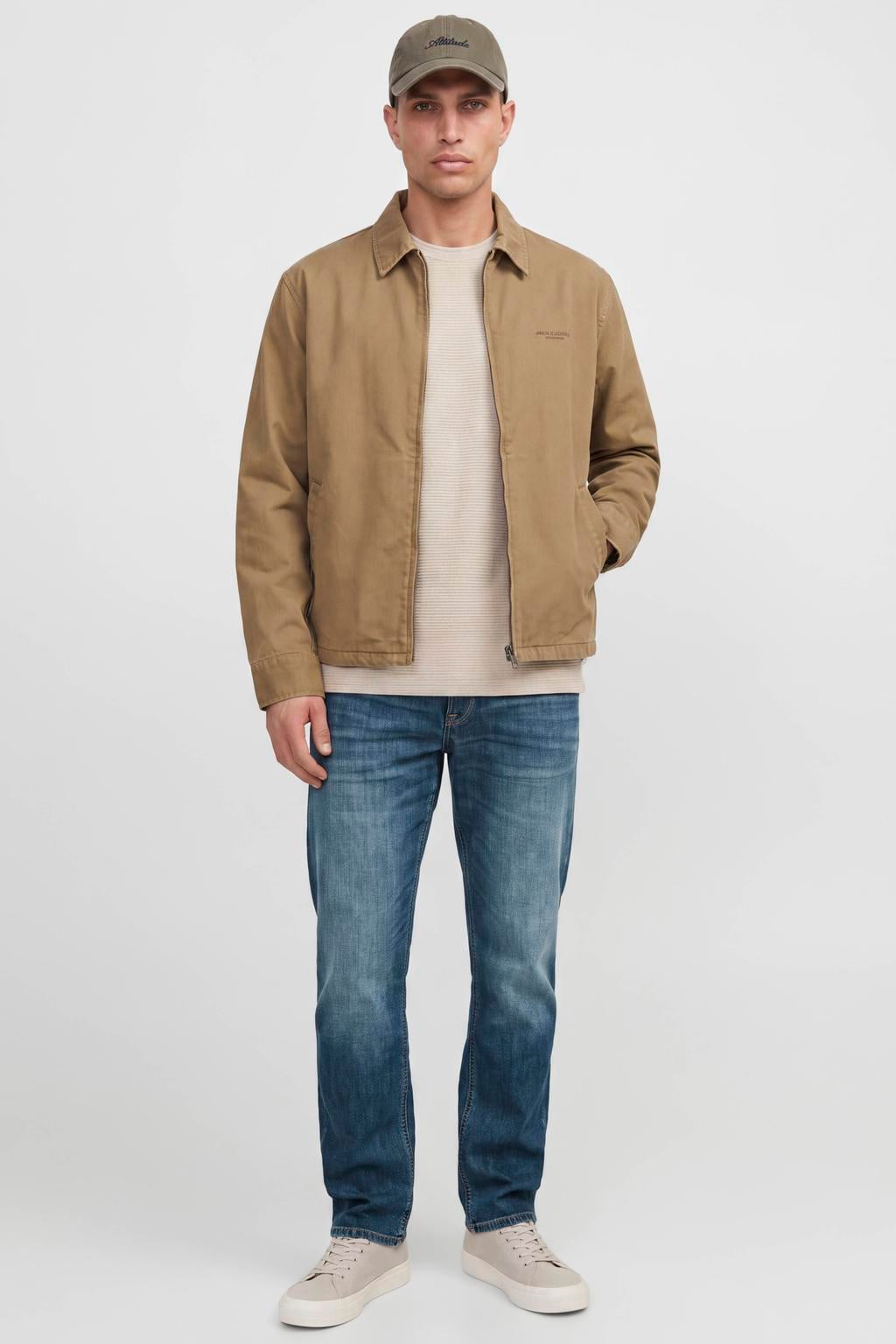 JACK & JONES JEANS INTELLIGENCE tapered jeans - blauw