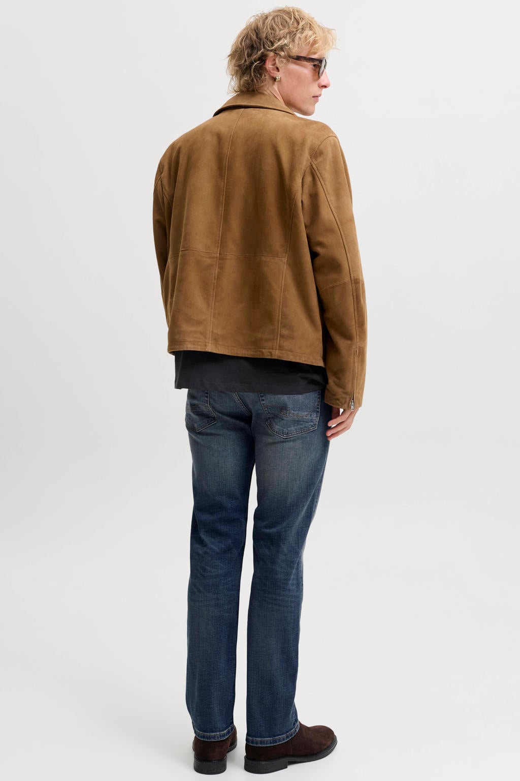 JACK & JONES JEANS INTELLIGENCE JJICLARK JJVINTAGE regular fit jeans - blauw