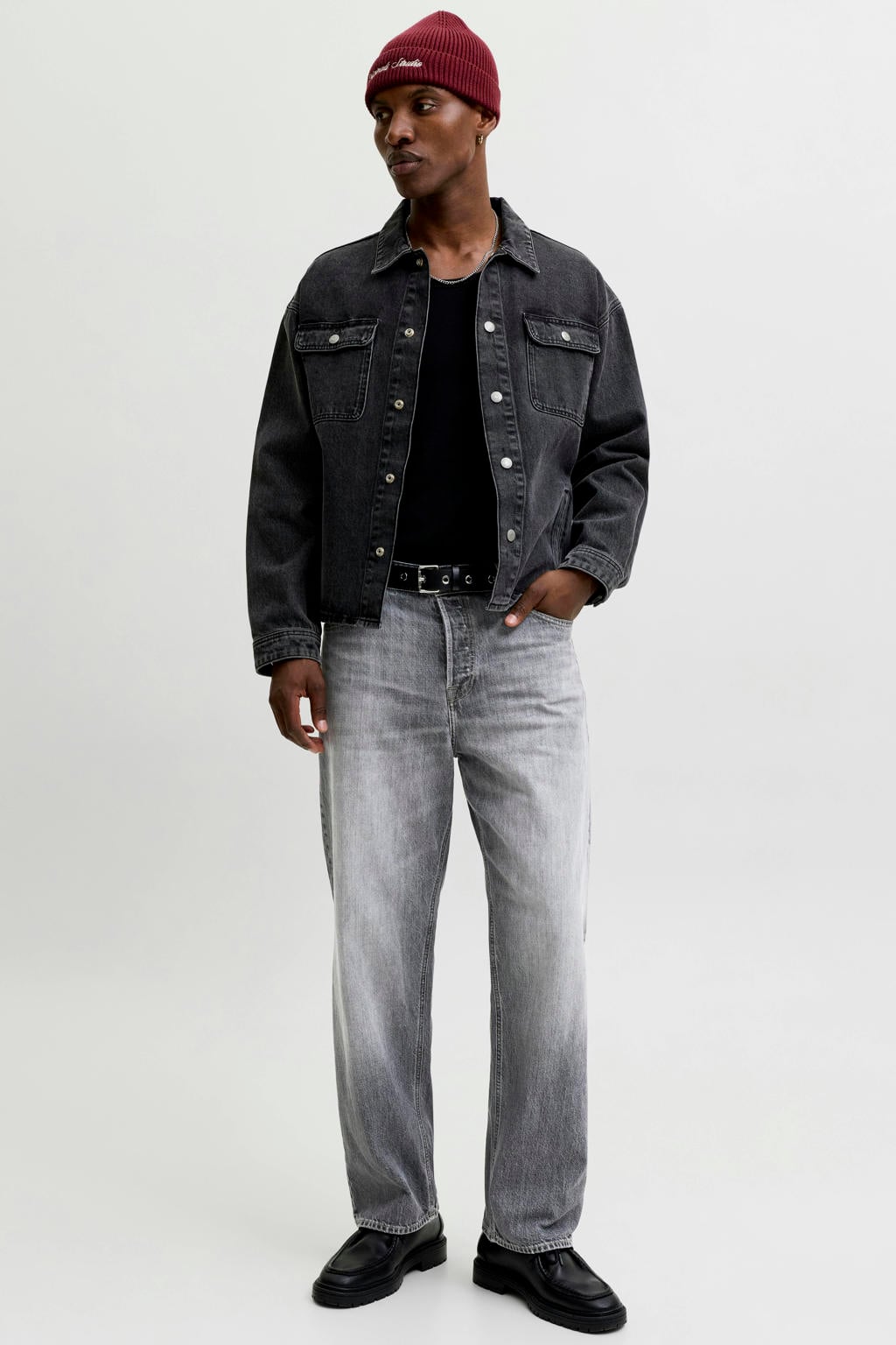 JACK & JONES JEANS INTELLIGENCE baggy jeans - black denim