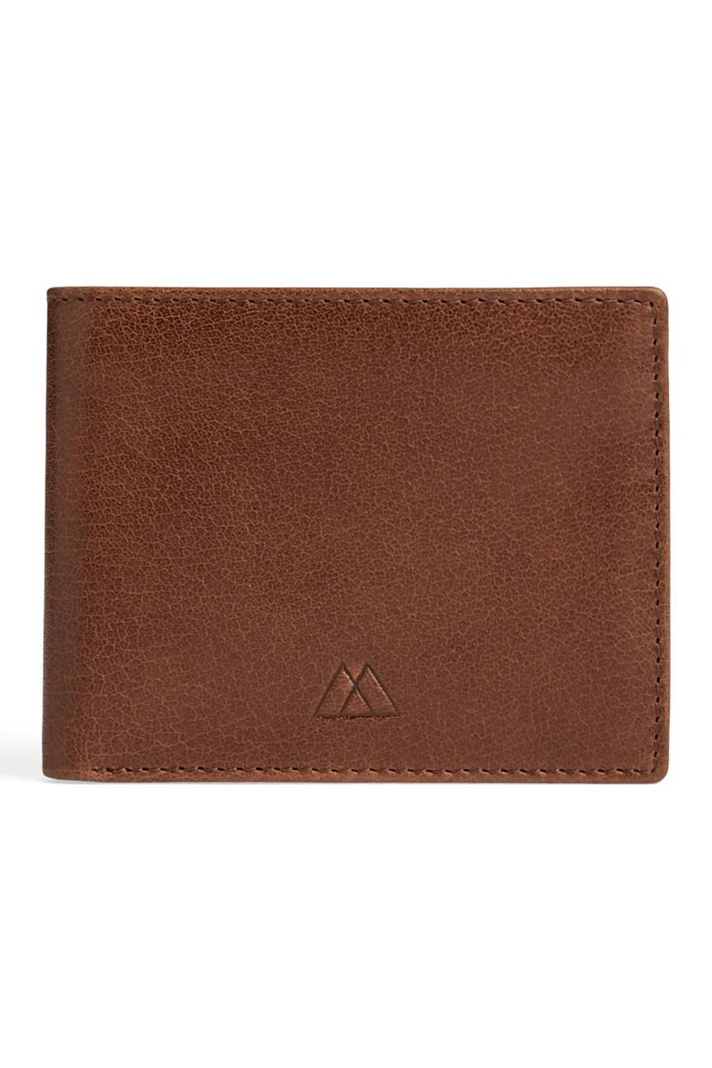 Markberg leren portemonnee ReedMBG cognac