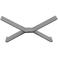 WOOOD WOOOD Brook Boekenstandaard Liggend - Metaal - Donkerbruin - 12x29x17