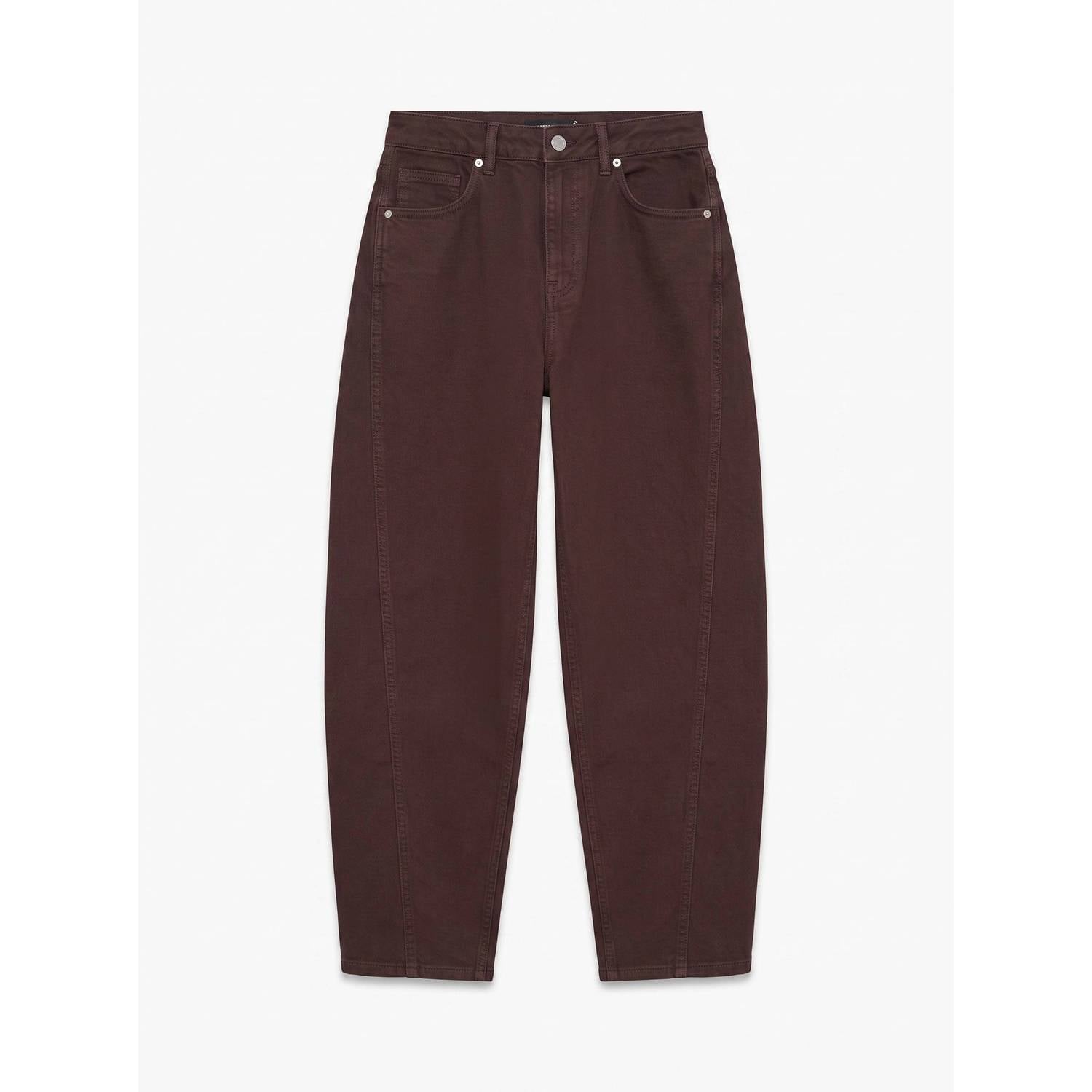 VERO MODA barrel jeans bruin
