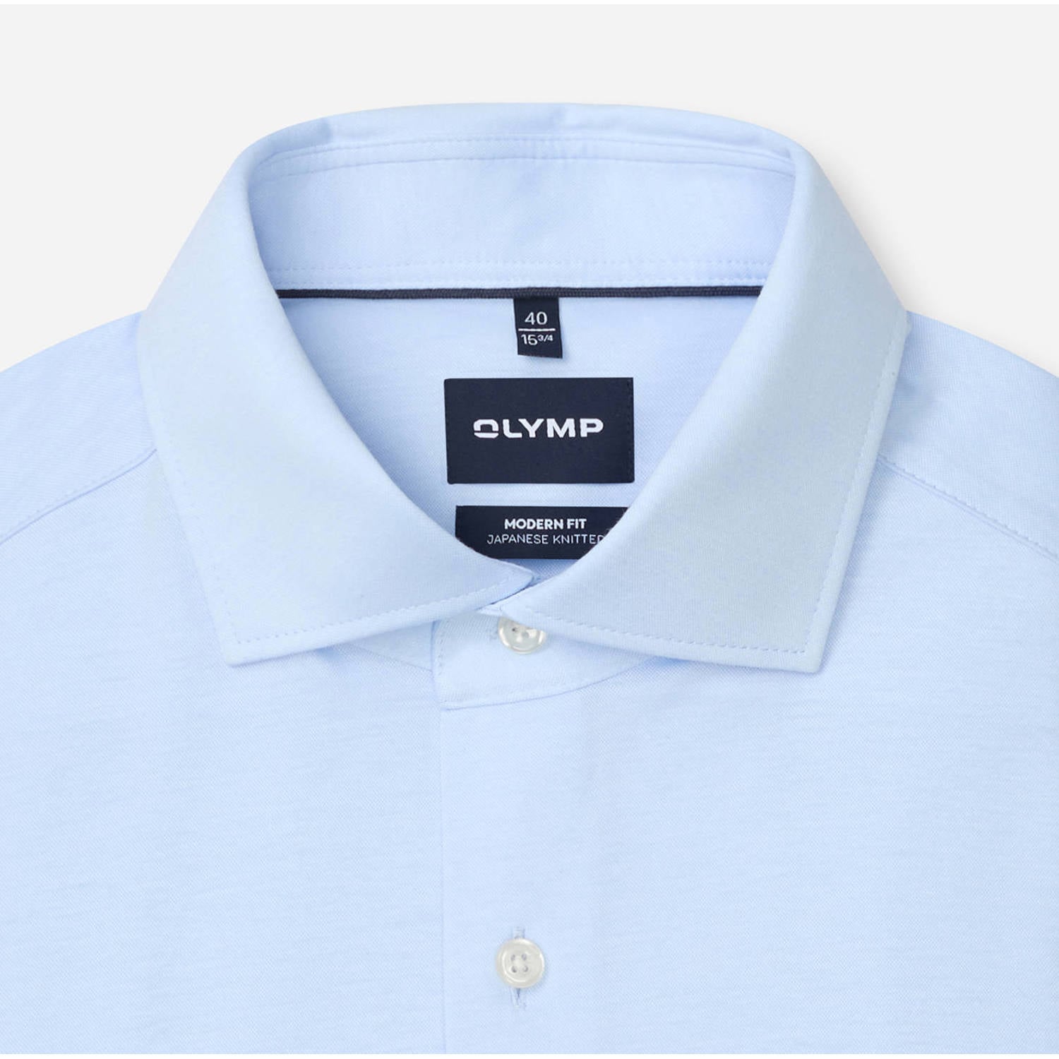 Olymp slim fit zakelijk overhemd lichtblauw