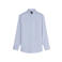 Olymp slim fit pied-de-poule overhemd - donkerblauw