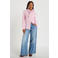 Cache Cache gestreepte blouse met borduursels - roze