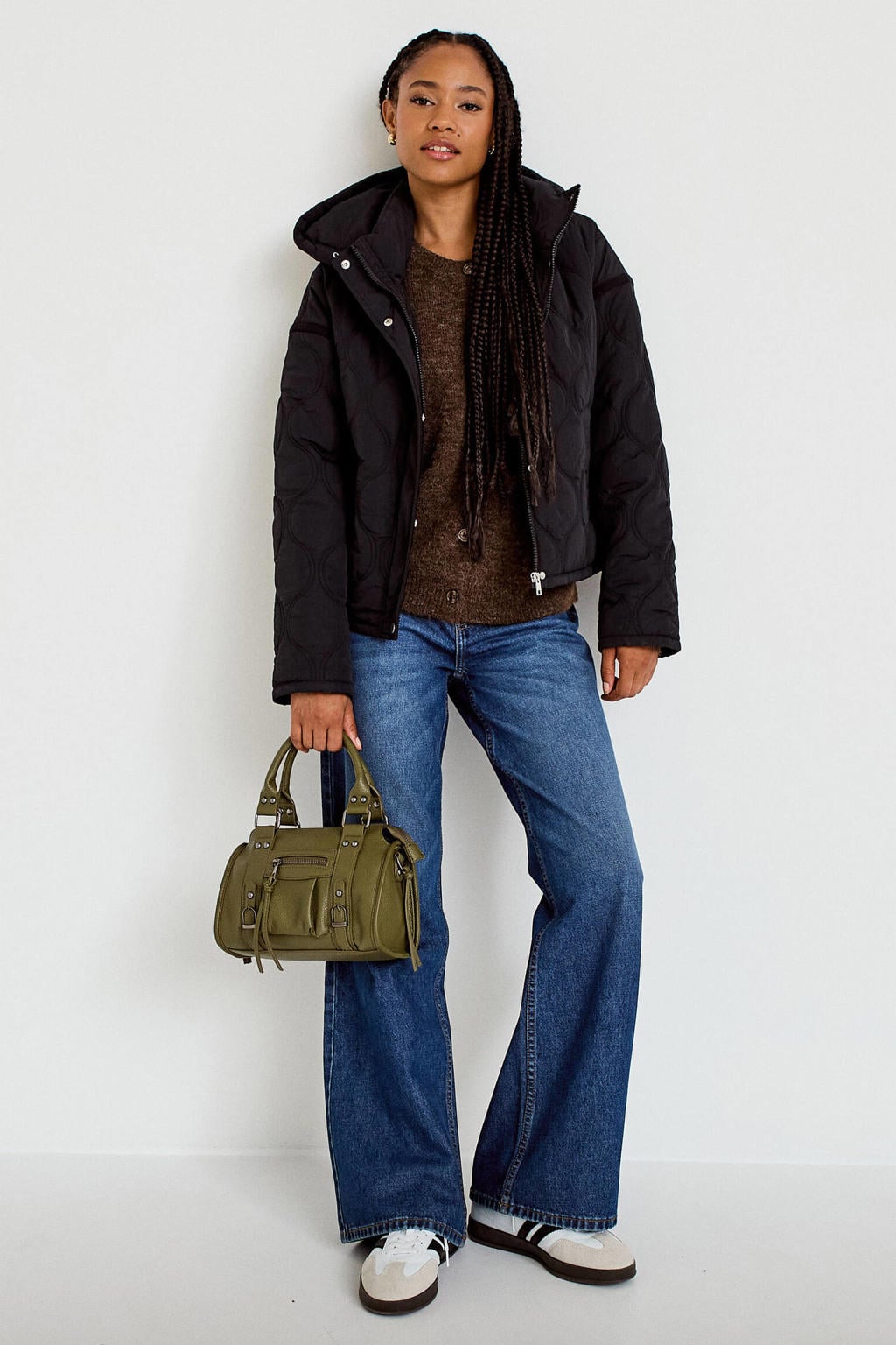 Cache Cache quilted tussenjas - zwart