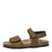 KEQ Jongens Sandalen Donkerbruin