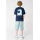 Shoeby T-shirt met backprint - donkerblauw