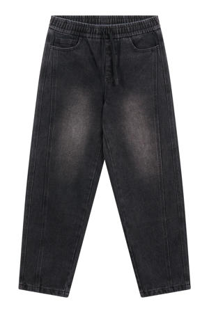 barrel jeans - zwart