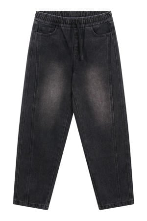 barrel jeans - zwart