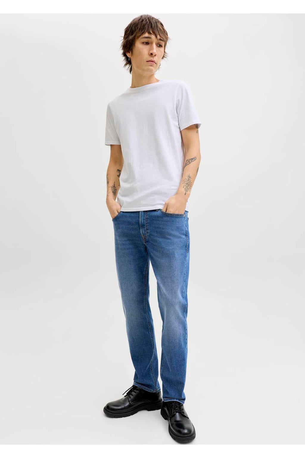 JACK & JONES JEANS INTELLIGENCE regular fit jeans - blue denim (set van 2)