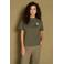 Lofty Manner T-shirt met backprint - groen