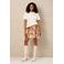 Lofty Manner T-shirt met backprint - ecru