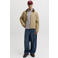 JACK & JONES ORIGINALS relaxed fit geruite oxford overhemd met borduursels - chocolate truffle