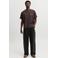 JACK & JONES ORIGINALS relaxed fit T-shirt met backprint - donkerbruin