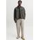 JACK & JONES ORIGINALS relaxed fit T-shirt met backprint - donkerbruin