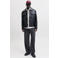 JACK & JONES ORIGINALS relaxed fit oxford gestreept overhemd met borduursels - wit