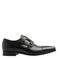Van Lier leren gespschoenen - zwart