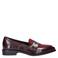 Nelson lakleren loafers - bordeaux