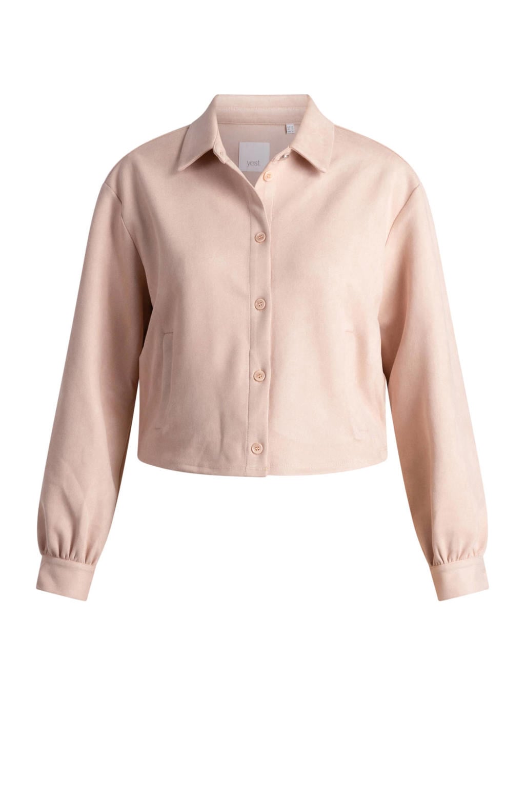 Yest Curve jas Plus Size - beige